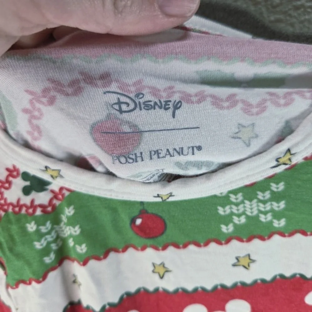 Posh Peanut Disney Christmas Pajama Bundle 2T Mickey + Grinch Bamboo‎ 2 Sets